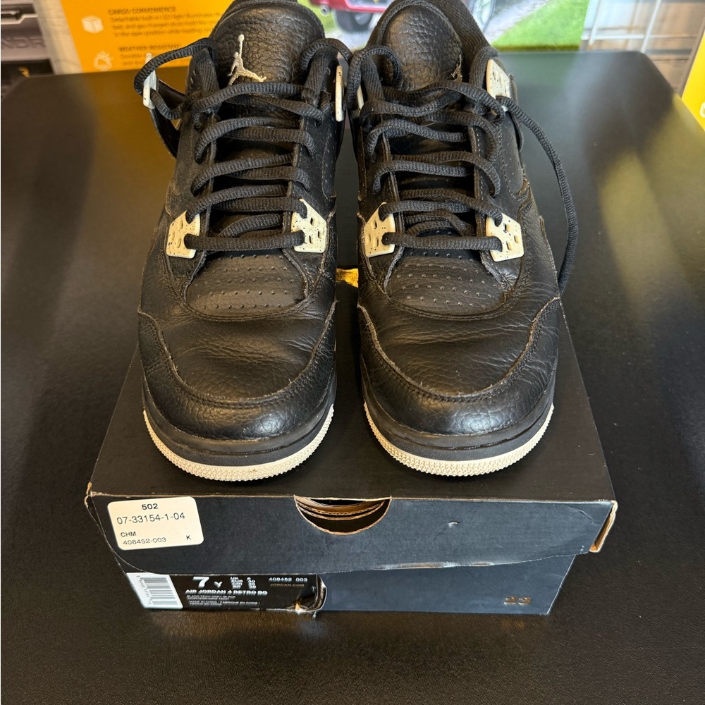Black Oreo 4 Jordan Men's Shoes Size 7
